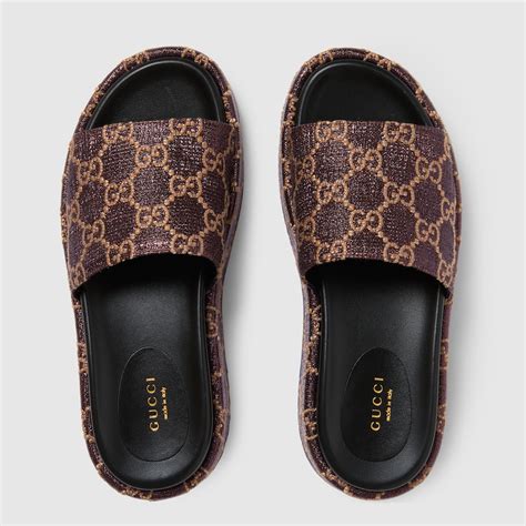 gucci fur slides 2019|Gucci women's slides clearance sale.